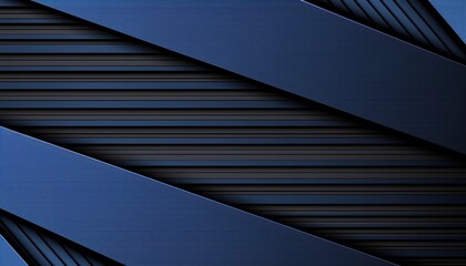 Obraz premium Blue abstract background with blue glowing geometric lines. 
