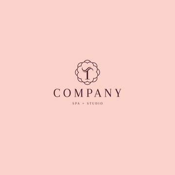 Abstract T premium logo design