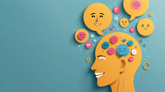Creative Brain With Light Bulbs Symbolizing Ideas and Innovation