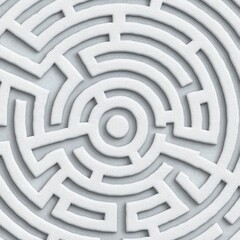 Aerial view of complex financial maze, exit in sight, [financial navigation], [data complexity], ,