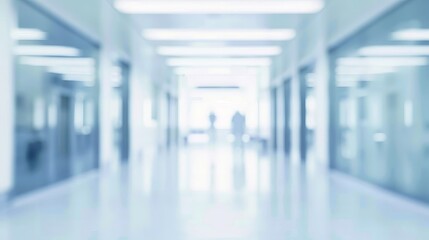 Obraz premium Blurred Hallway Interior