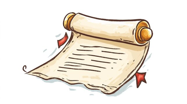 Hand-Drawn Icon Certificate