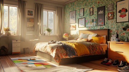 interior of a bedroom