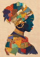 Colorful Weaving Girl