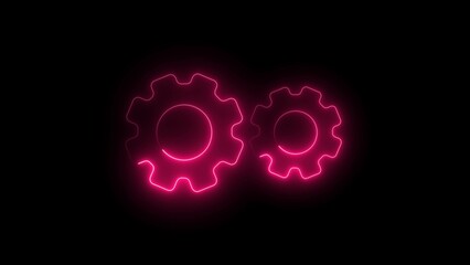 Colorful 3D cogwheels, gear. Symbolizing interaction, collaboration and machinery. Colored mechanism gears.