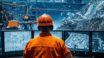 Mining Operation Control Room