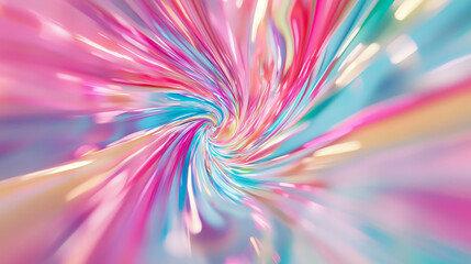 abstract background with a spiral pattern in pink, blue and yellow