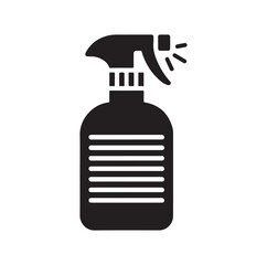 Spray Bottle silhouette vector illustration