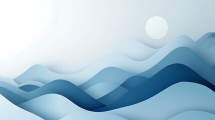 Light blue and white background with geometric shape