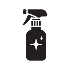 Spray Bottle silhouette vector illustration