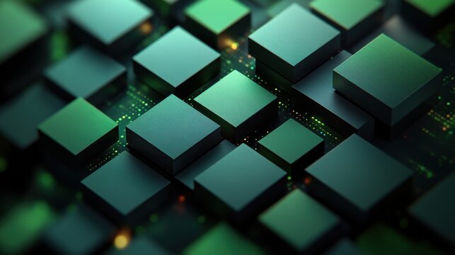 vector background illustration of abstract squar