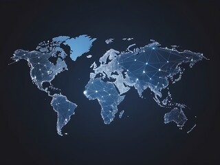 Fototapeta premium world map