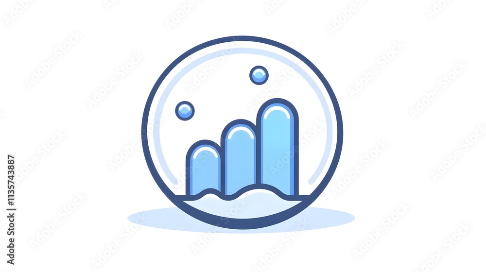 Poster data analysis trends business insights infographic digital environment informative viewpoint
