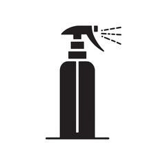 Spray Bottle silhouette vector illustration