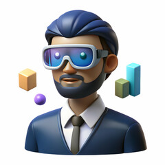 Obraz premium Logistics Analyst Portrait Analyzing Marginal Cost with Financial Tools Calculator and Tablet in Business Environment