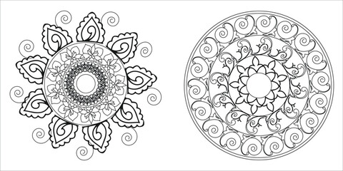 professional mandala design template 