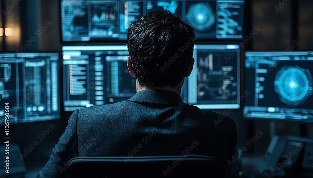 Aufkleber preventing malware attacks with cybersecurity expertise, securing business information through advan