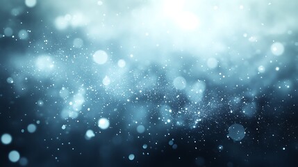 Light blue background with bokeh lights color