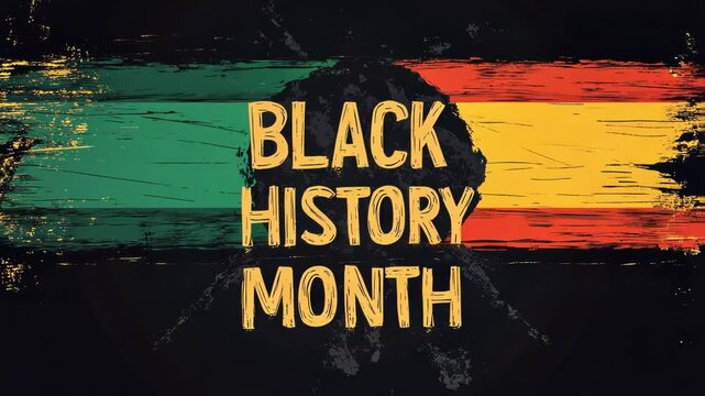 Black History Month Celebration Banner