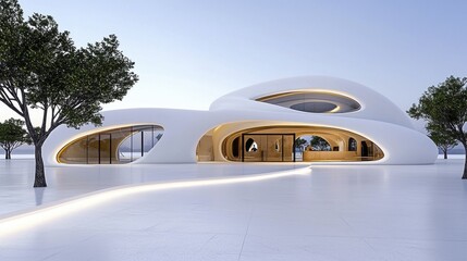 Obraz premium | Biomorphic architecture