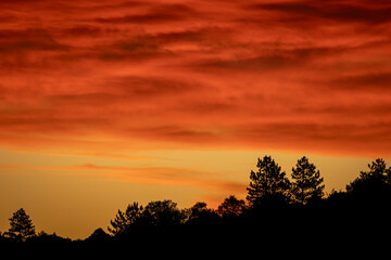 Ciel en feu
