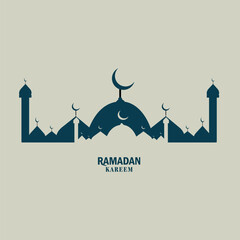 Islamic ramadan kareem greeting card background