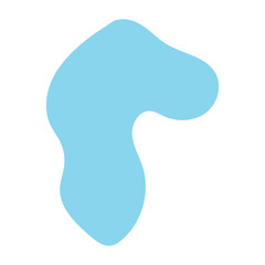 Obraz premium blobs pastel blue for background