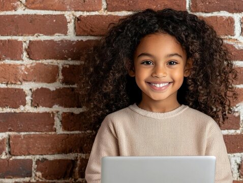 Digital Literacy and Online Safety concept. A virtual mentor program teaching children how to navigate the internet responsibly, digital literacy online safety, guided online learning - Powered by Adobe