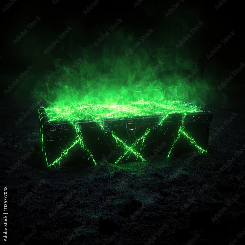 Poster a futuristic 3d cube composed of intricate circuitry and glowing elements, representing technology a