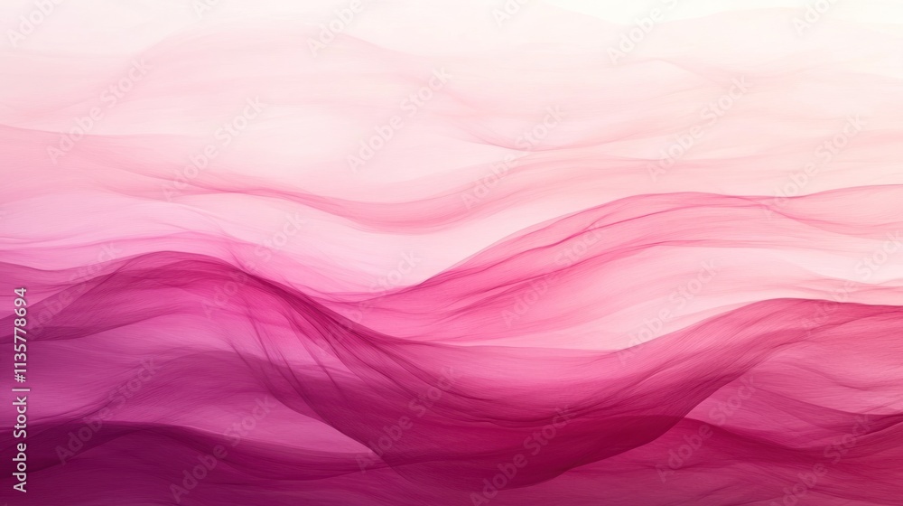 Poster abstract pink wave pattern design background