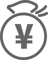 ビジネス　マネー　ドル　コイン　経済　お金　アイコン　ピクトグラム　あしらい　シンプル　イラスト素材