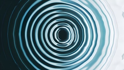 Obraz premium Abstract concentric circles in black and white creating a modern and minimalist design