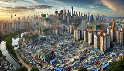 Constructing Chaos: The Rise of a Megacity Amidst Waste