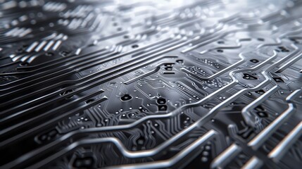 A closeup of a circuit board.