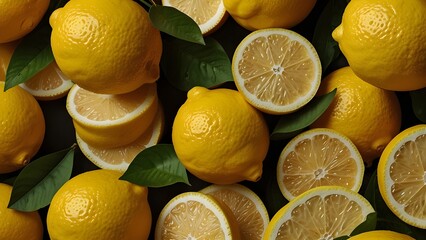 Juicy Orange Slices and Fresh Fruit on White Background – Natural Citrus for a Refreshing Drink"