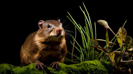 The Elegance of an Agouti: Capturing the South American Rodent in its Natural Wild Habitat