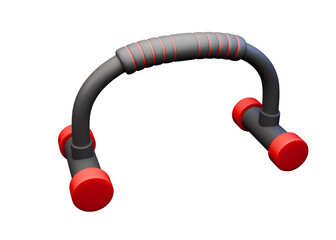 3D low poly gym equipment icon