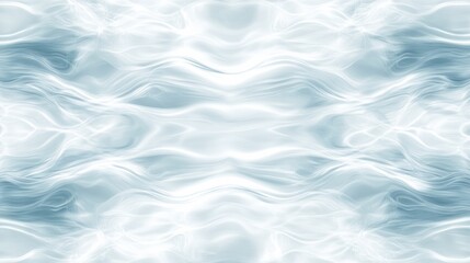 Obraz premium A serene water surface with smooth, uniform ripples and soft light patterns, ideal for minimalistic designs, on white