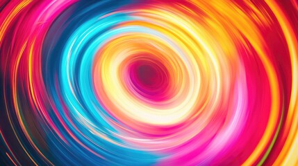Light Swirl on Black Background