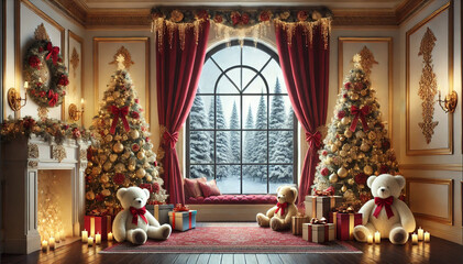Fototapeta premium Christmas background