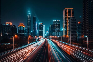 Fototapeta premium city at night