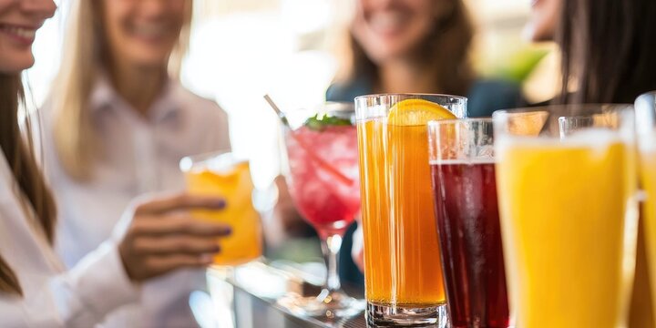 A nutritionist explaining the standard drink guidelines to a group in a health seminar.