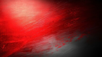 Abstract Red Black Grunge Texture Background  Intense Brush Strokes  Cinematic Lighting  4