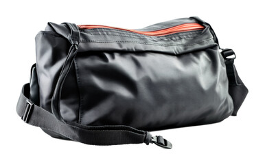 Naklejka premium Versatile Messenger Bag for Work & Leisure - Isolated on White Background