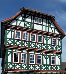 Historical Building in the Old Town of Schmalkalden, Thuringia