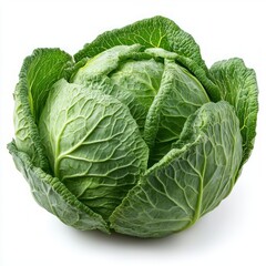 Fototapeta premium Cabbage on Clean Background