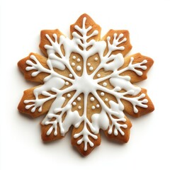 Delightful Snowflake Decoration Cookie