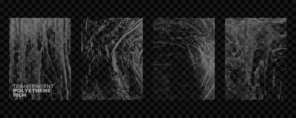 Plastic or polyethene wrap packaging texture