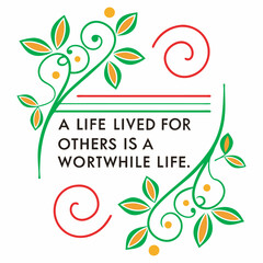 A Life Lived for Others - Inspiring Greeting Design, Art & Illustration