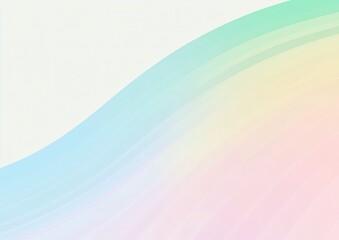 Abstract Pastel Wave Background Soft Gradient